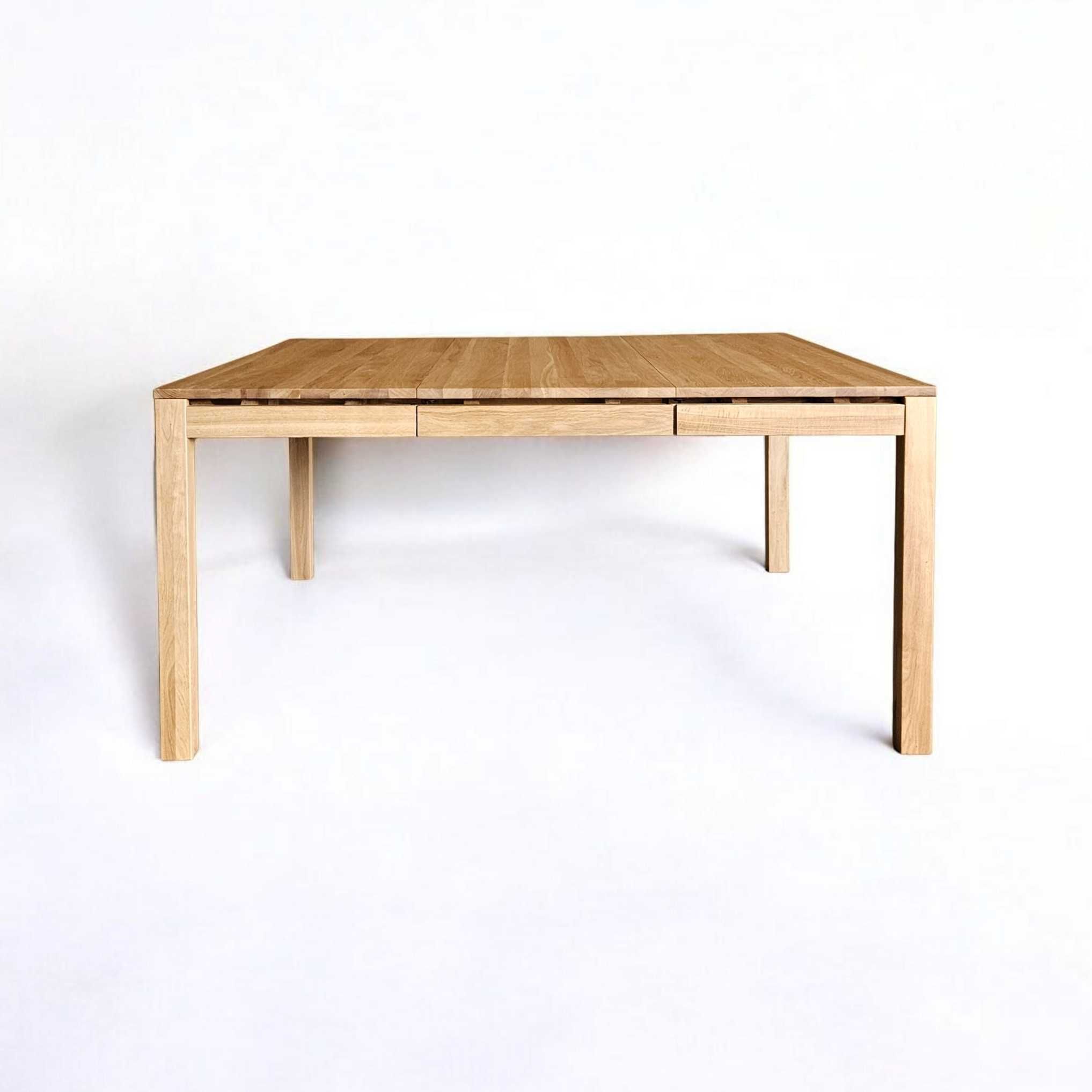 Stół dębowy w stylu skandynawskim 150 x 150 cm