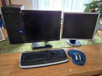 Zestaw Komp Intel i7 3.4GHz SSD 1,25TB monitory Esset 3lata Win10