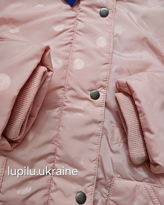 Lupilu куртка на флісі на дівчинку девочку демісезонна єврозима