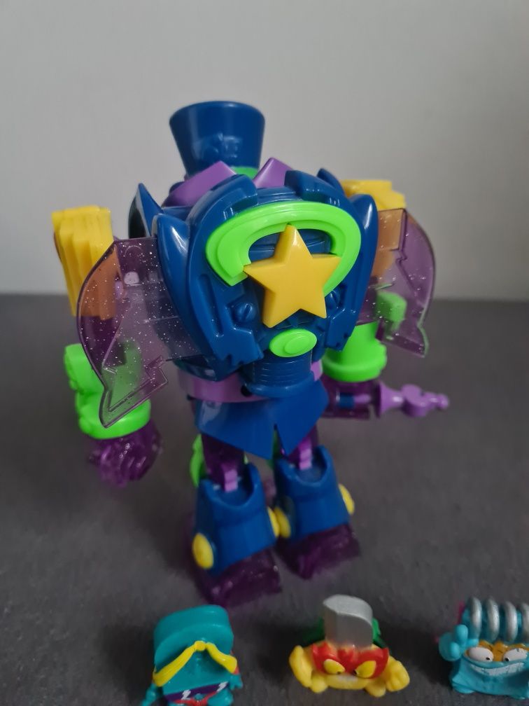 Enigma Robot Superthings + Kid I figurki Zings