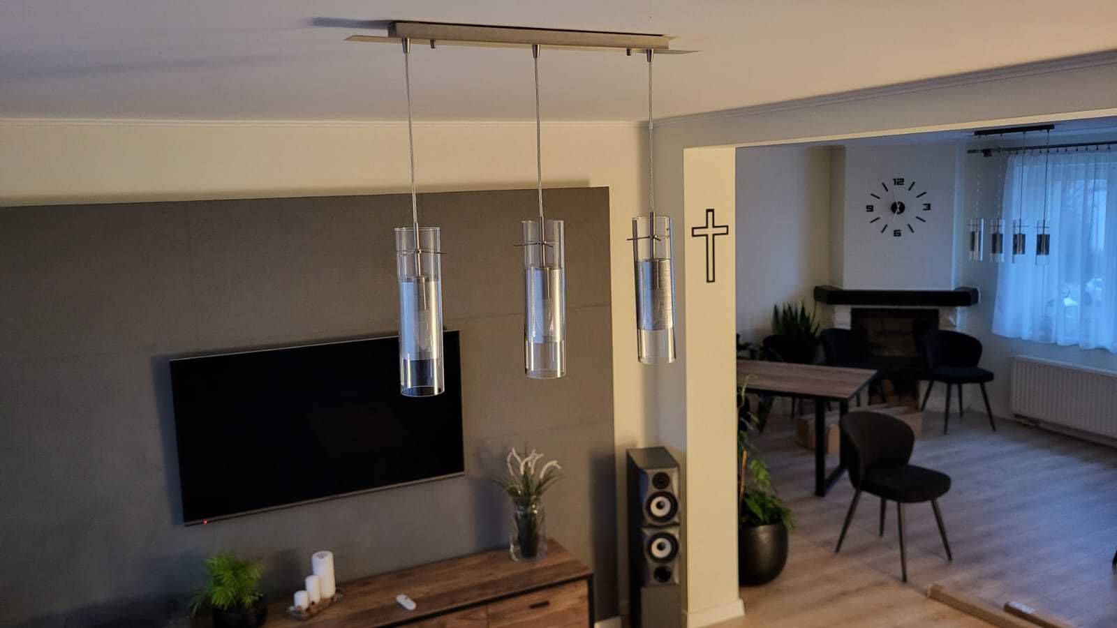 2 lampy do salonu 3 i 4 klosze - lampa