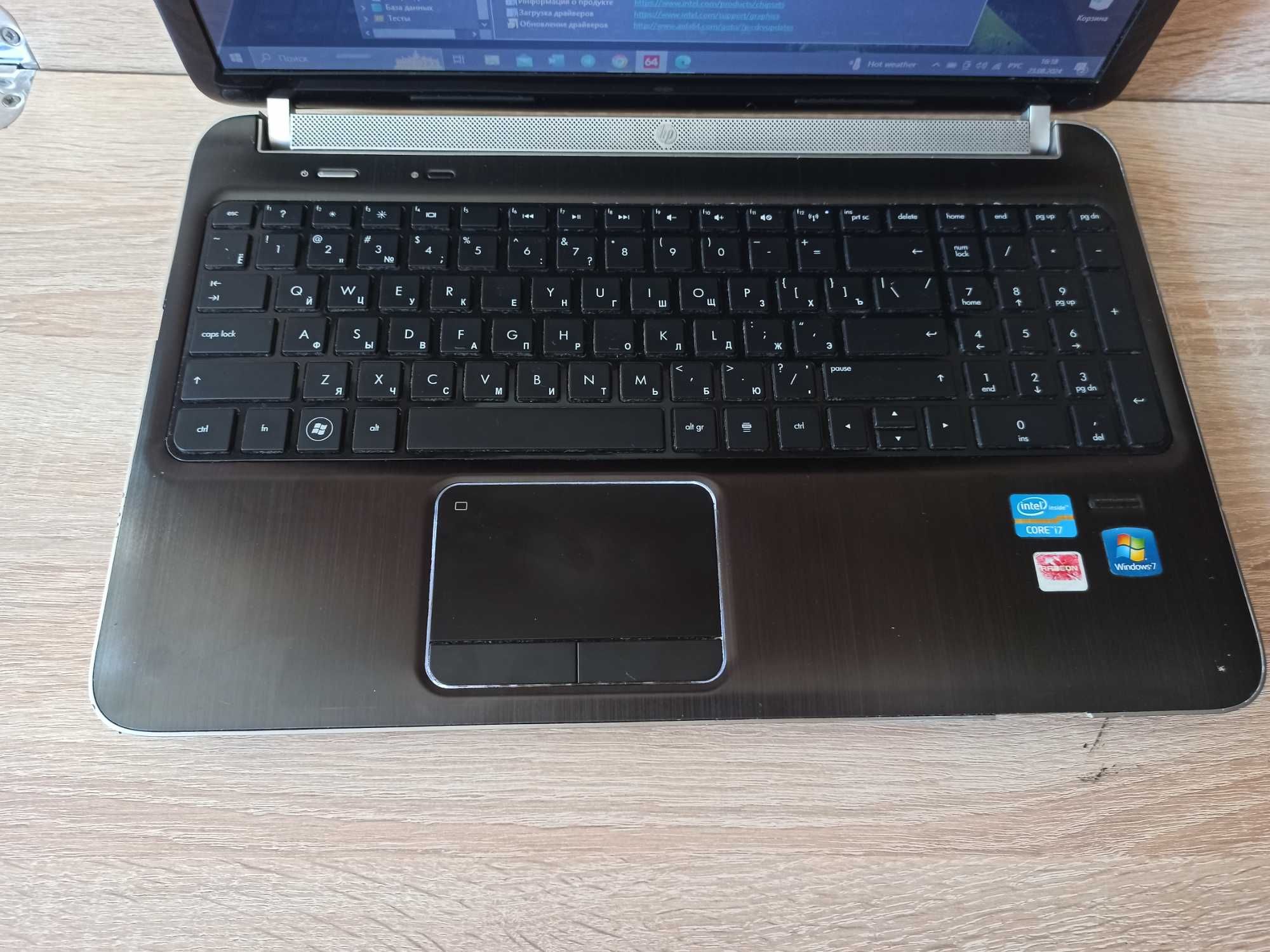 Ноутбук HP Pavilion dv6-6b57er 4 ядра Intel Core i7 ОЗУ 16 DDR3