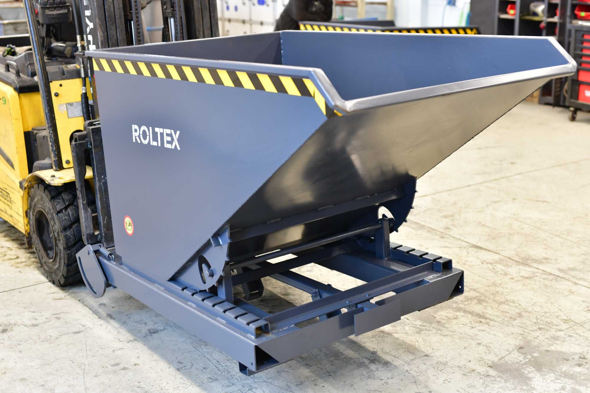Kontener / Kontener samowyładowczy / Pojemnik metalowy / Koleba 1100L