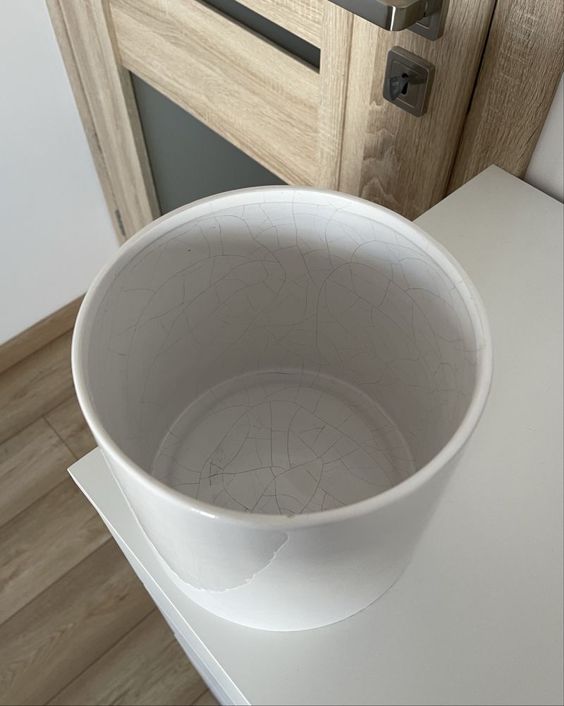 donica ceramiczna / doniczka średnia/ osłona / donice / wazon