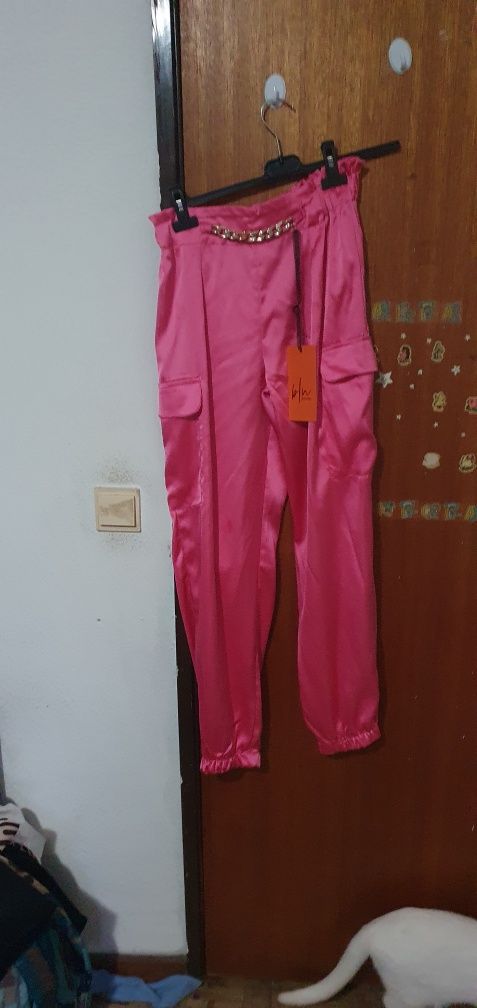 Conjunto calças e tope