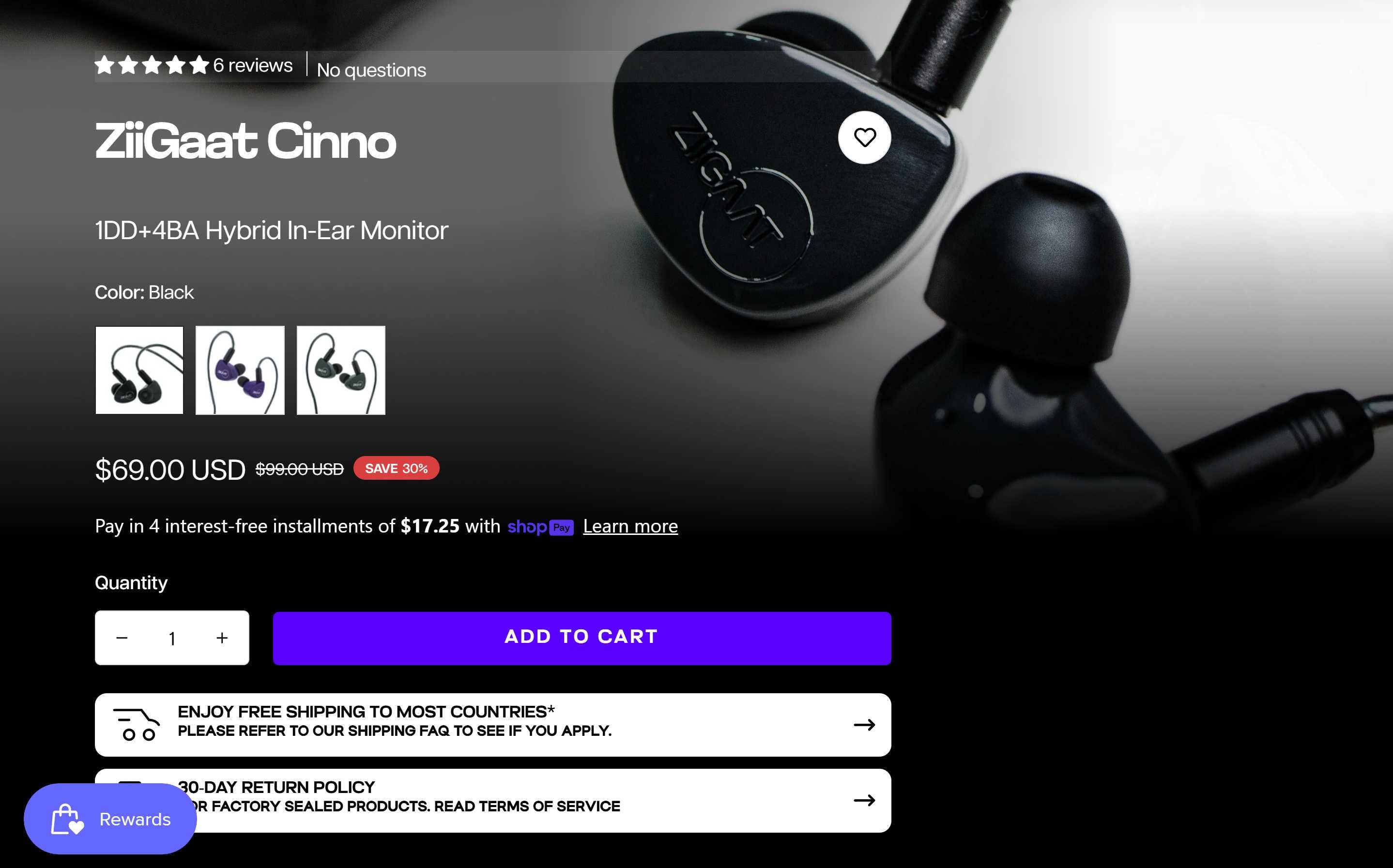 Ziigaat Cinno 1DD + 4BA гібридні навушники ЗНИЖКА