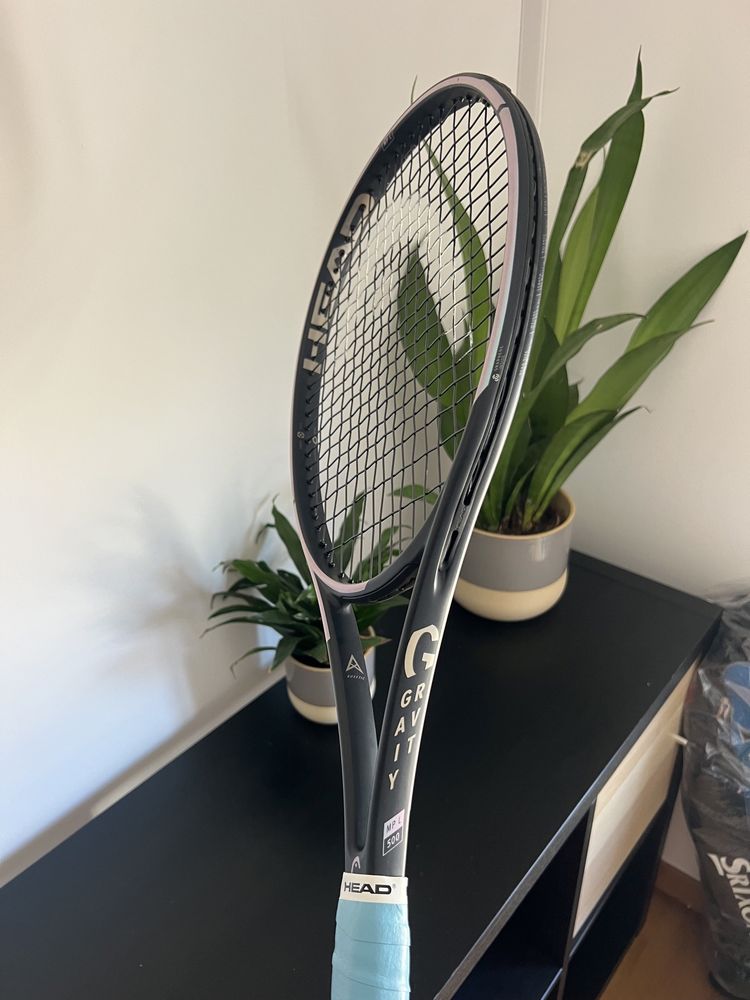 Yonex ezone, head gravity L, babolat pure strike,solinco, wilson blade