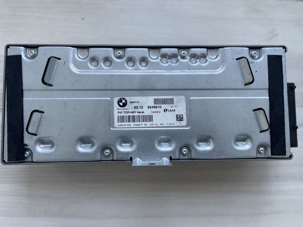 Усилитель музыки BMW X5 E70 підсилювач музики Top HIFI БМВ Е70 Е60 F10