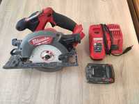 Pilarka tarczowa Milwaukee M18 CCS55 + ładowarka + bateria 4.0