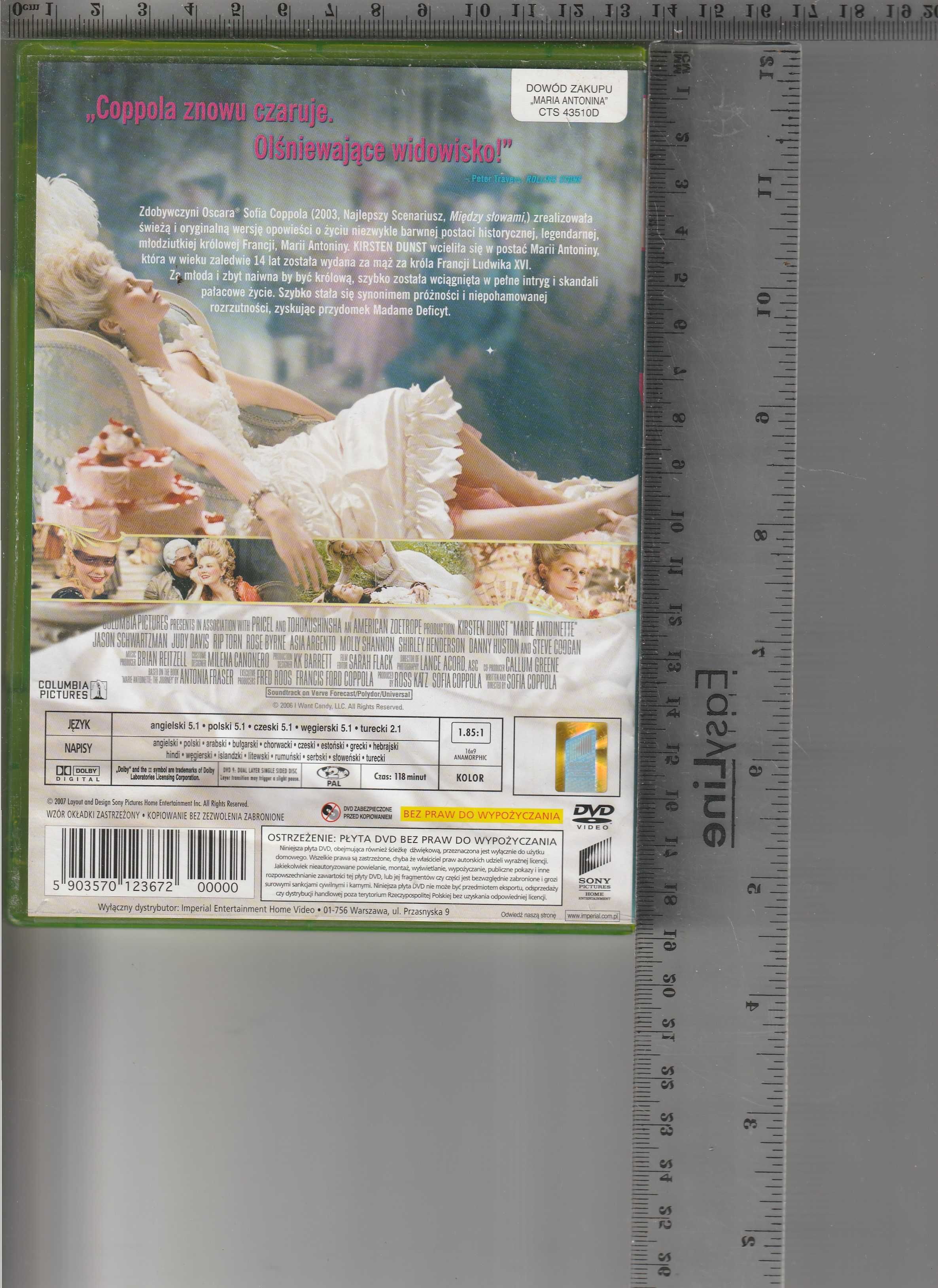 Maria Antonina / K.Dunst  DVD