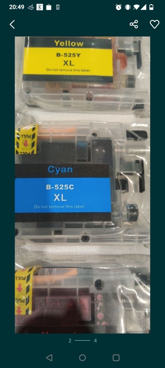Tusz do drukarki Brother dcp J105 J100 J200