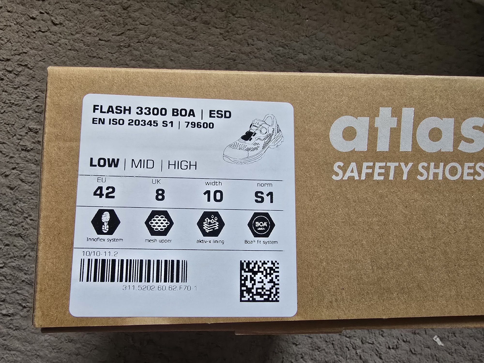 Buty robocze atlas 3300, od 40 do 45