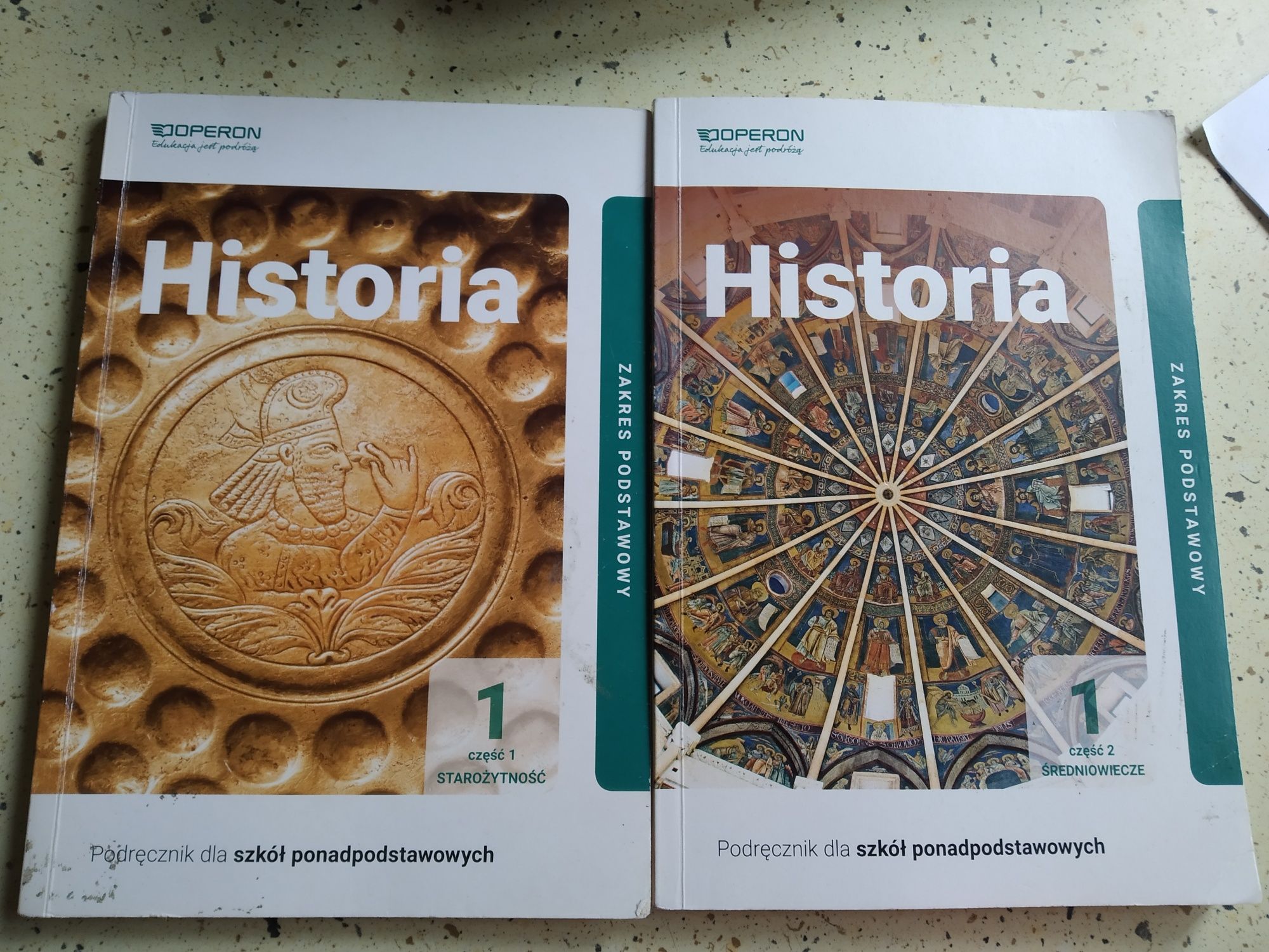 Podręczniki do Historii klasa 1 część 1 i 2