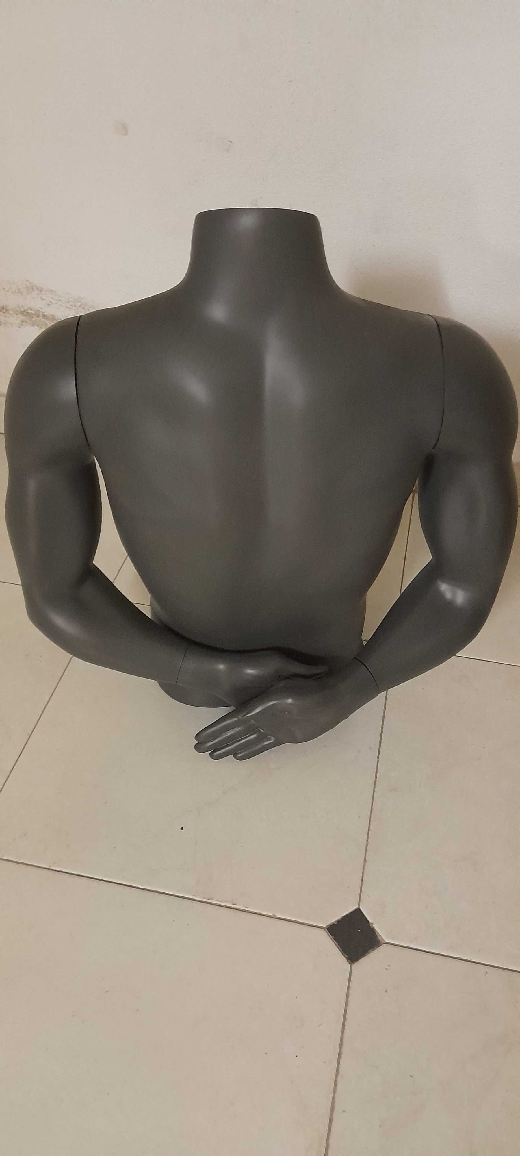 Manequim homem busto de mesa ou chão