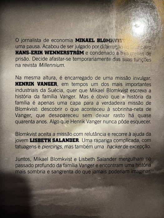 Os Homens que Odeiam as Mulheres - Stieg Larsson