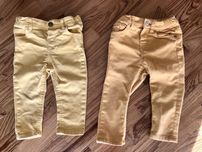Jeansy spodnie żółte musztardowe H&M PRIMARK rozmiar 80