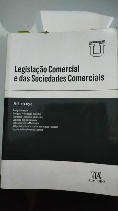 Legislação Comercial e das sociedades comerciais 4 edição