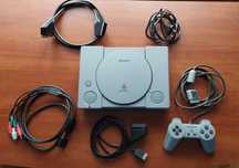 Playstation 1 konsola Sony SCPH-5502 + pad+ przewody