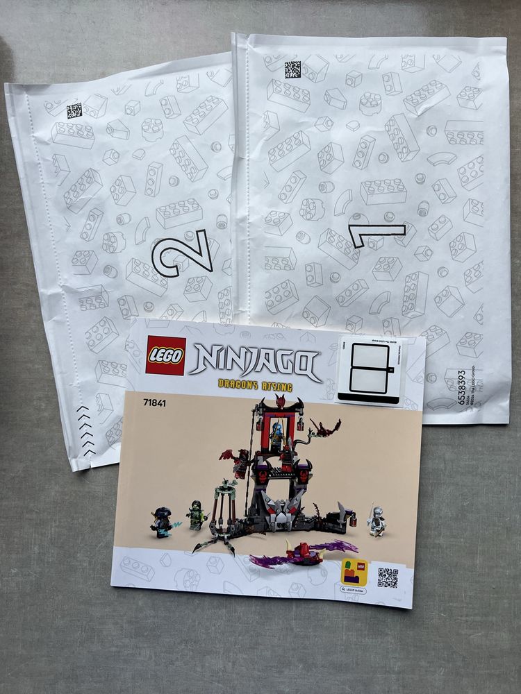 Lego 71841 Ninjago - Burzowa wioska Dragonów BEZ FIGUREK