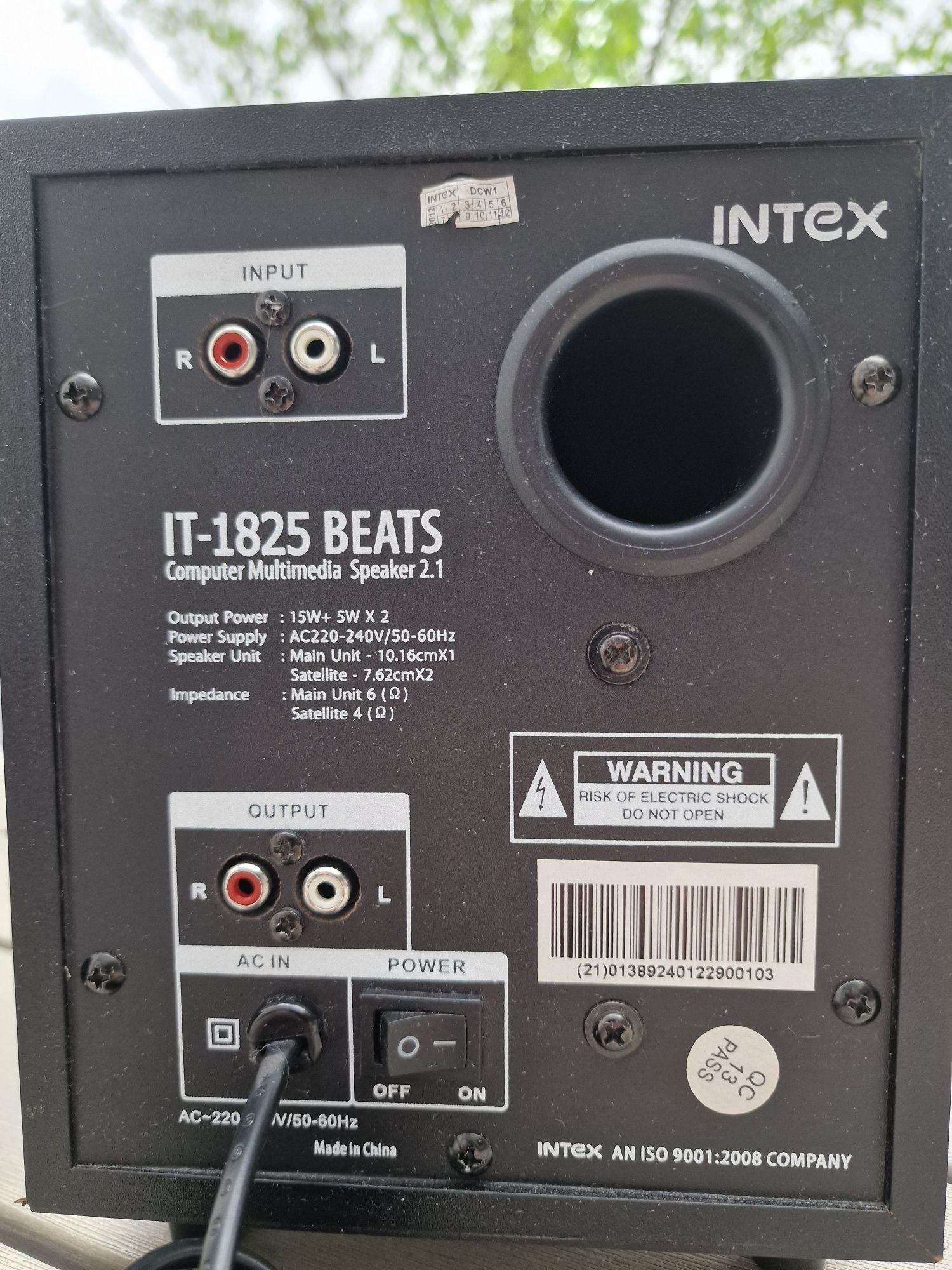 Zestaw głośników komputerowych INTEX IT-1825 Beats 2.1