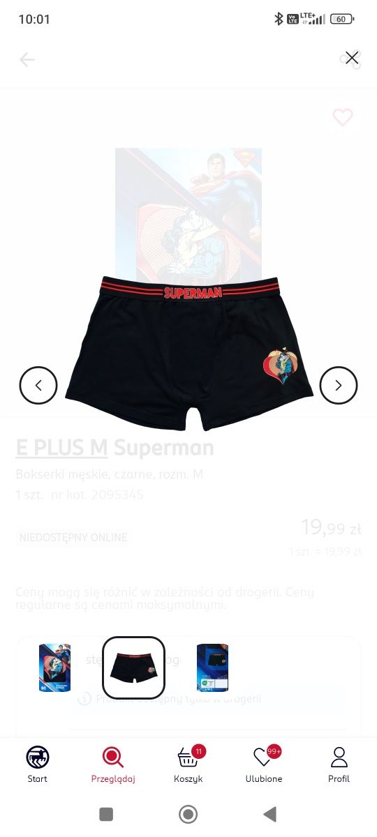Nowe bokserki męskie Marvel r.M