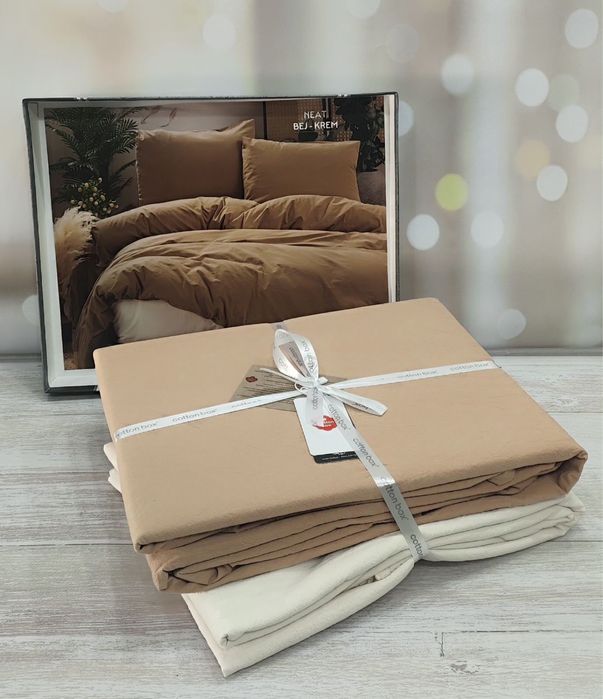 Комплект постельного белья варенный хлопок евро размер