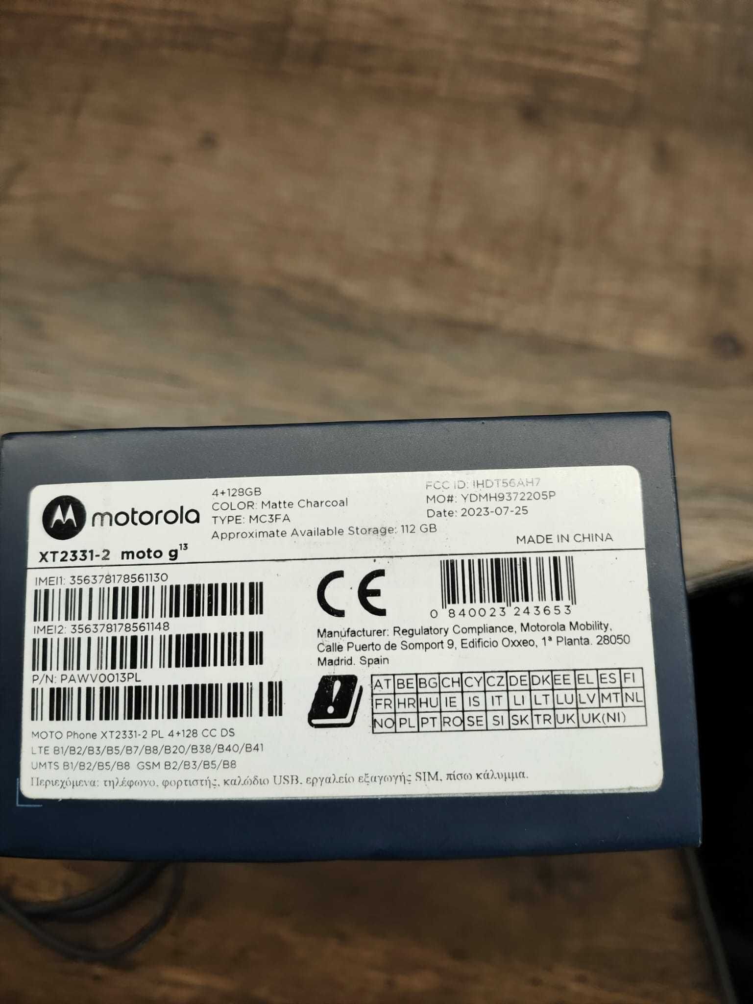 Motorola MOTO Phone XT2331-2 PL 4+128 CC DS - Idealny Stan