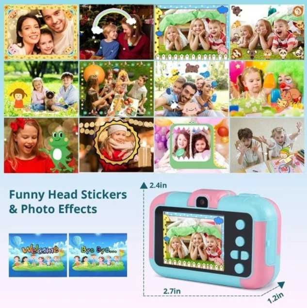 Aparat fotograficzny dla dziecka TEKHOME 1080P HD