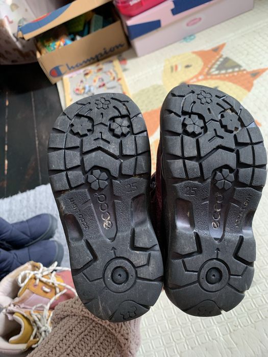 Зимові черевики чобітки Ecco 25