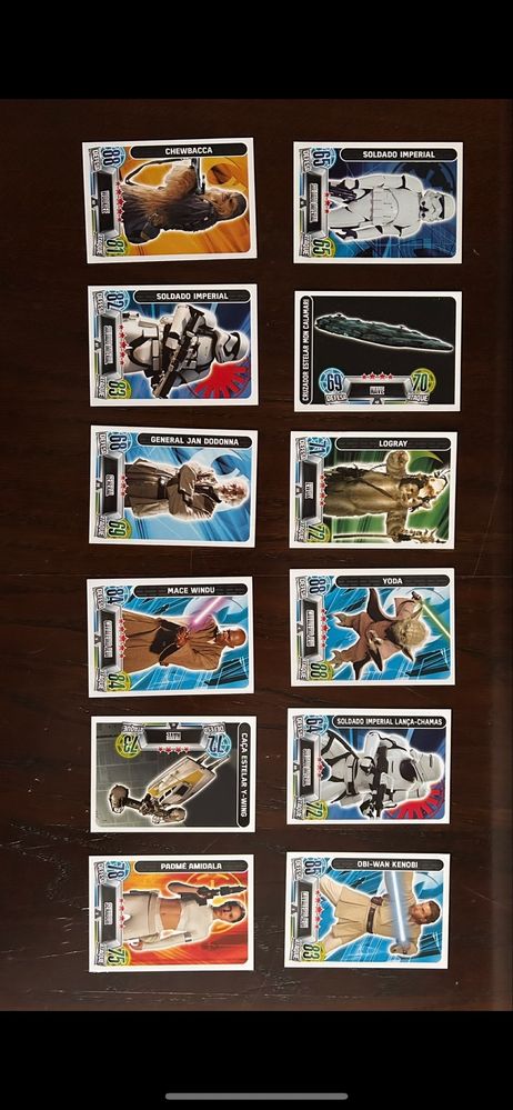 Cartas Star Wars – Coleção Continente