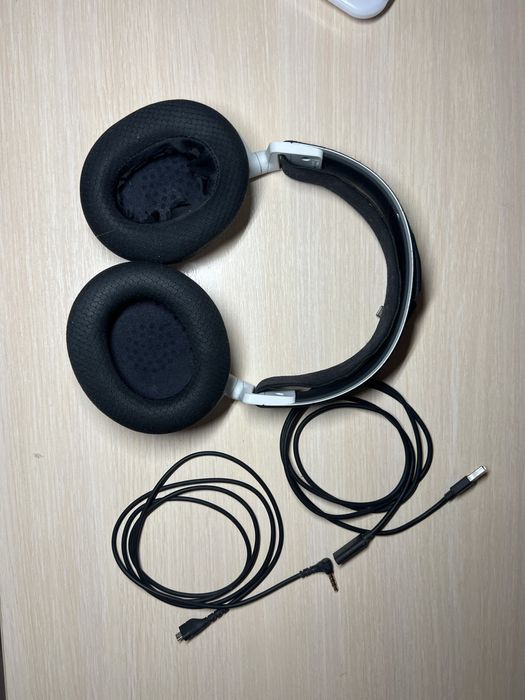 Ігрові навушники SteelSeries Arctis 7+ Wireless White