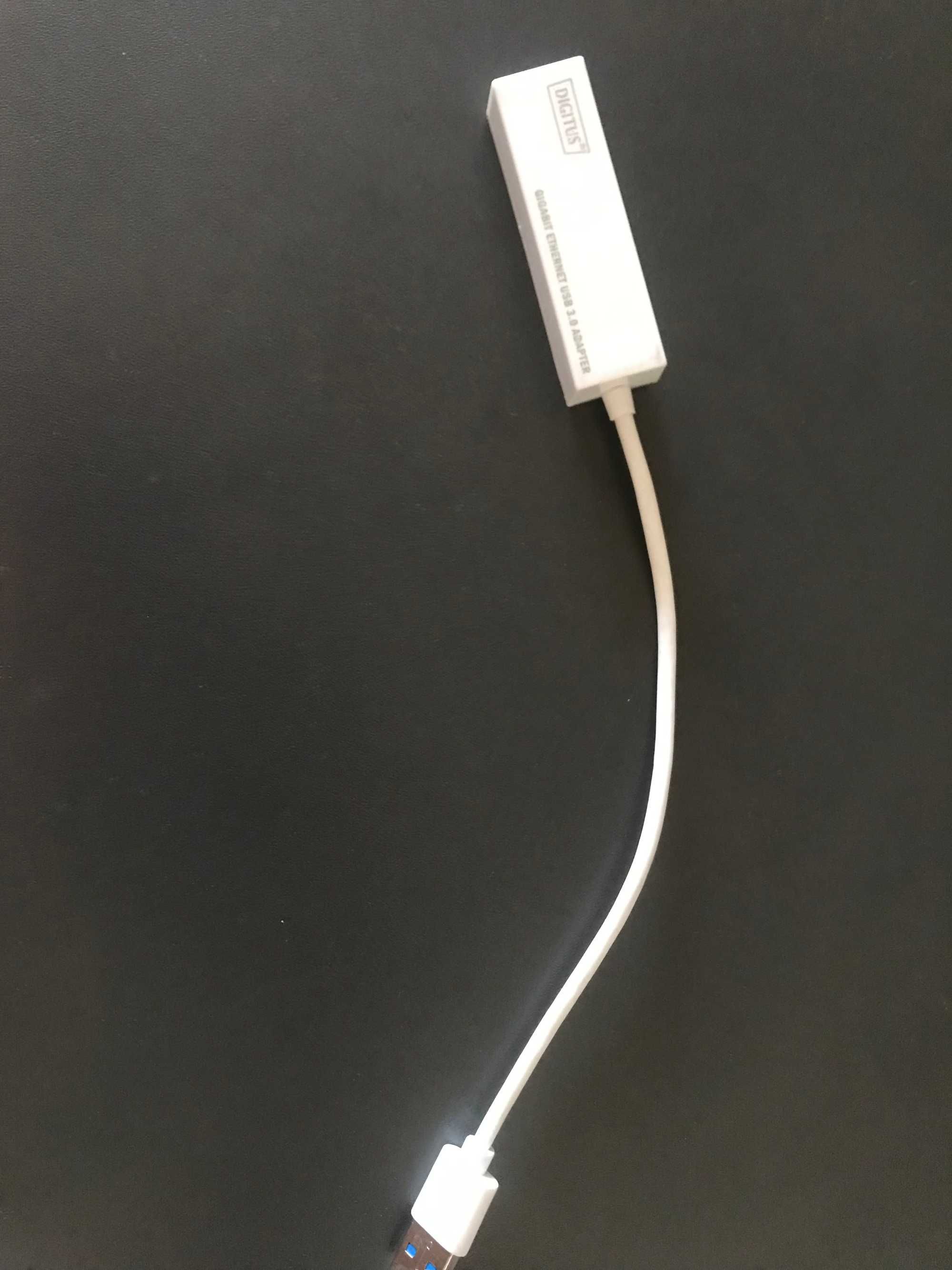 Адаптер USB 3.0 DIGITUS Gigabit Ethernet, Білий (DN-3023)