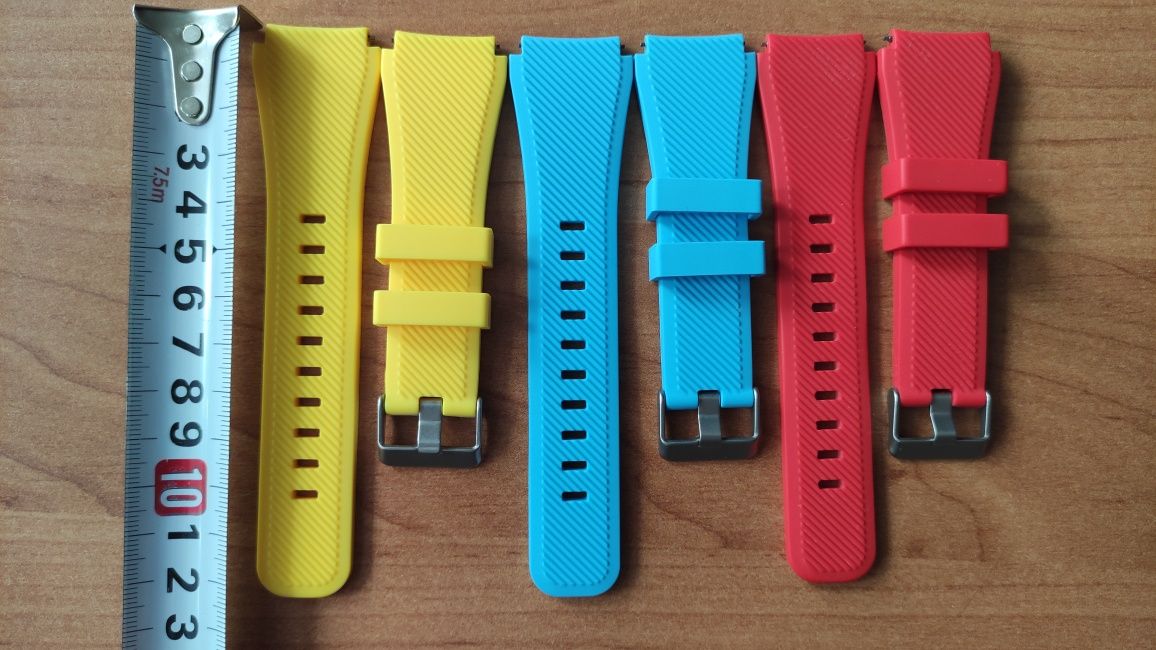 Paski smartwatch 22mm zestaw 3szt