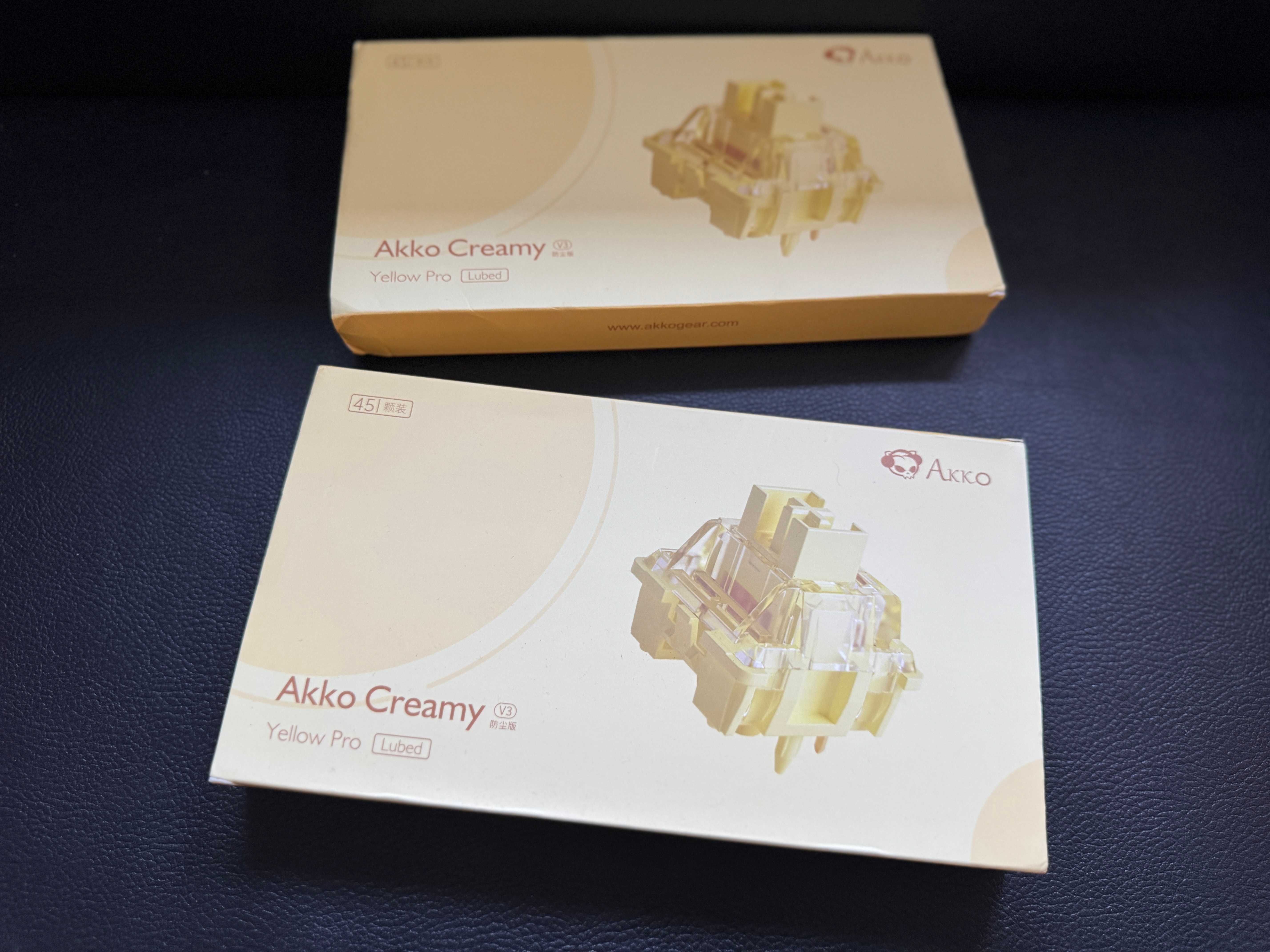 AKKO V3 Cream Yellow Pro Switch PRZEŁĄCZNIKI 88szt mechaniczne