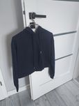 Granatowa bluza z kapturem