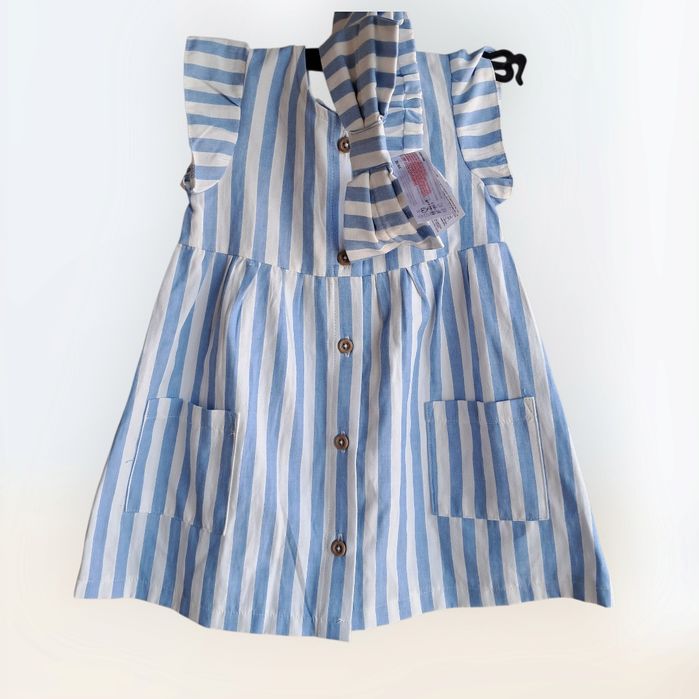 Sukienka w paski z opaską dla dziewczynki Primark