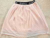 spódnica różowa Guees trapezowa rozkloszowana