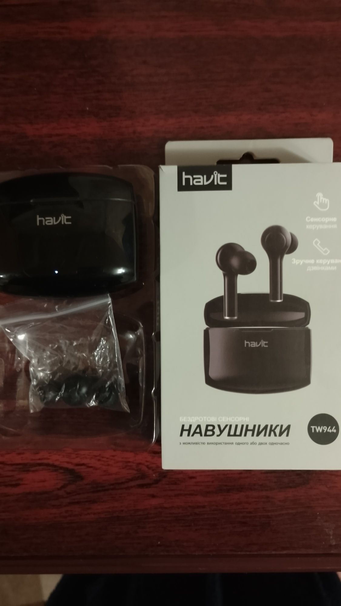 Беспроводные сенсорные наушники Havic TW 944