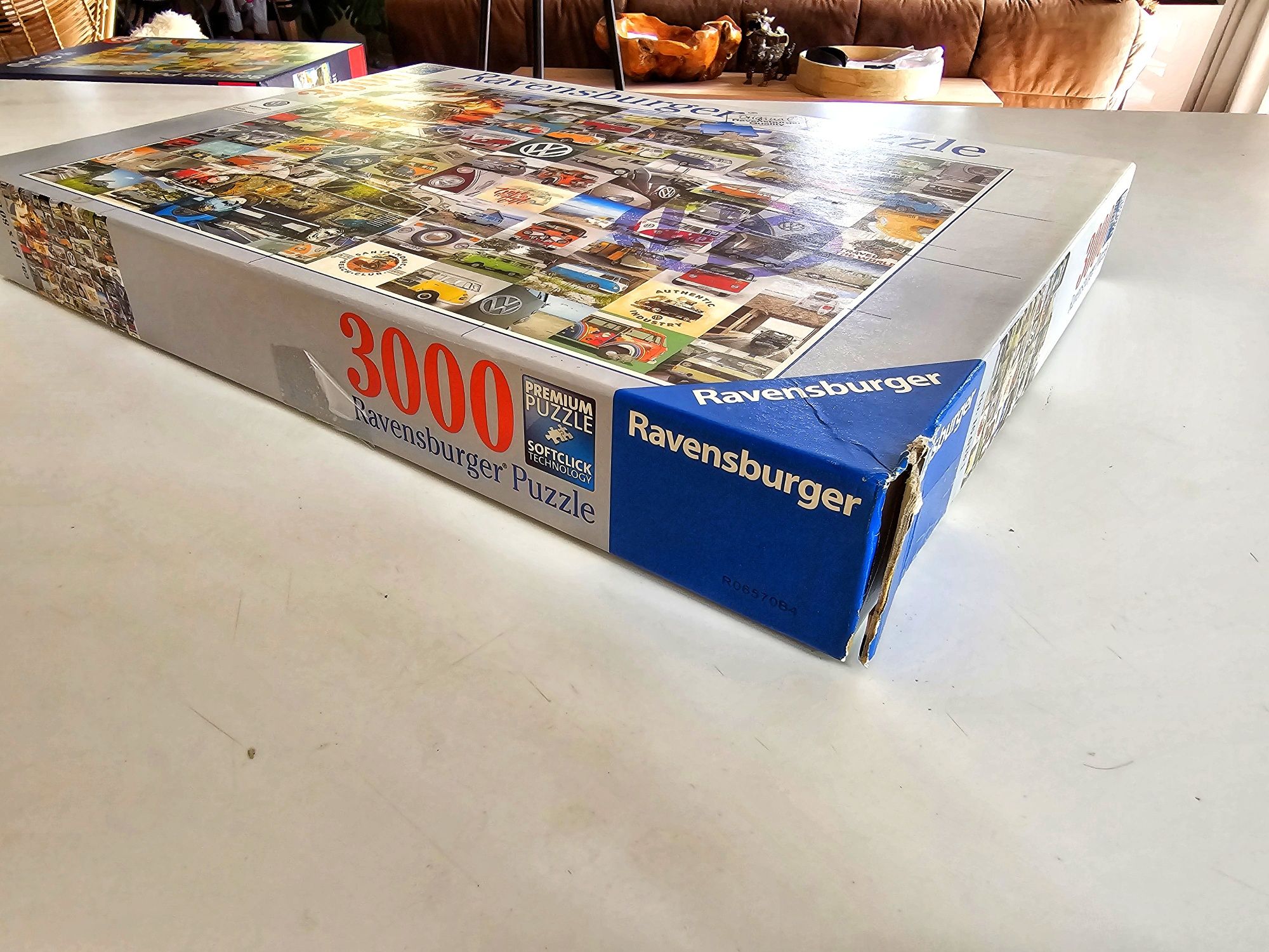 3000 Ravensburger puzzle kampery