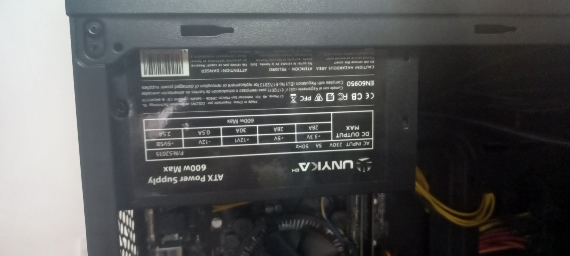 Pc desktop gtx 1650 / i5-8400