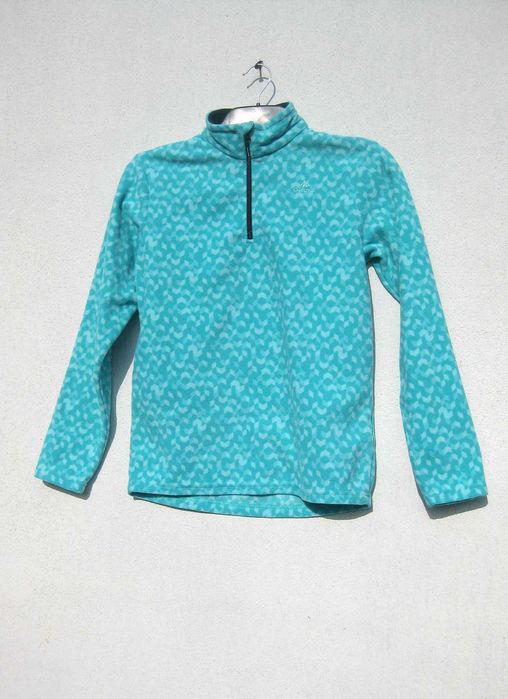Бирюзовая кофточка флис реглан Decathlon Quechua