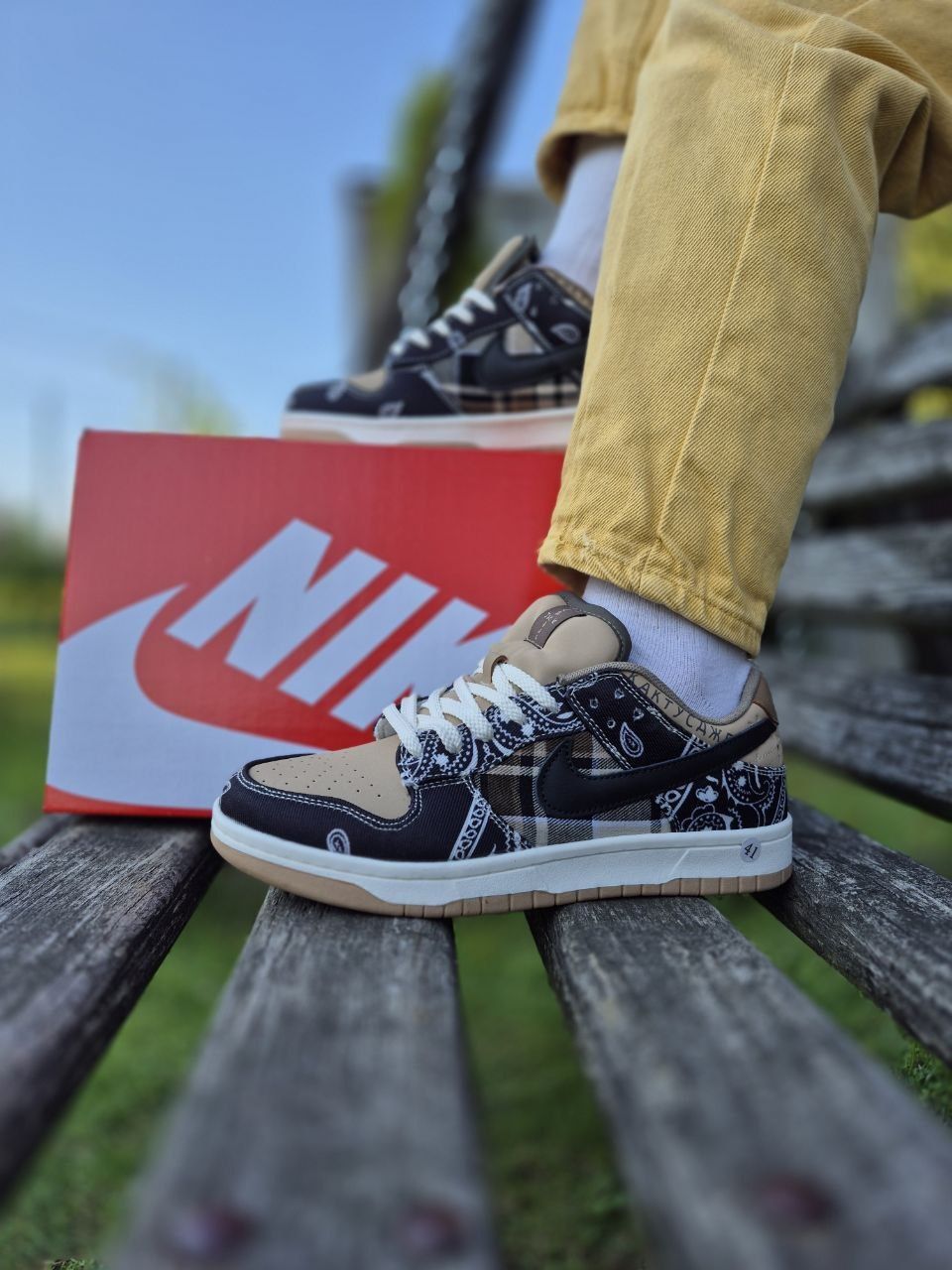 Кросівки чоловічі Nike SB Dunk Low Travis Scott 41,42,42,44,45