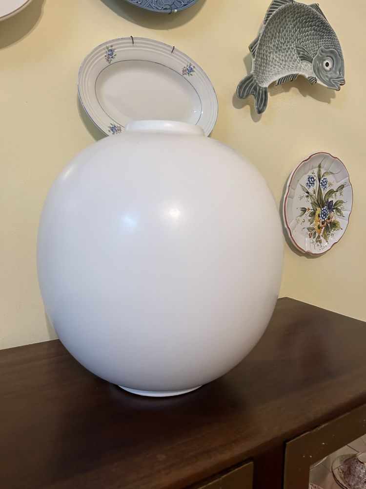 Pote cerâmica 10 cm abertura / 34 cm altura