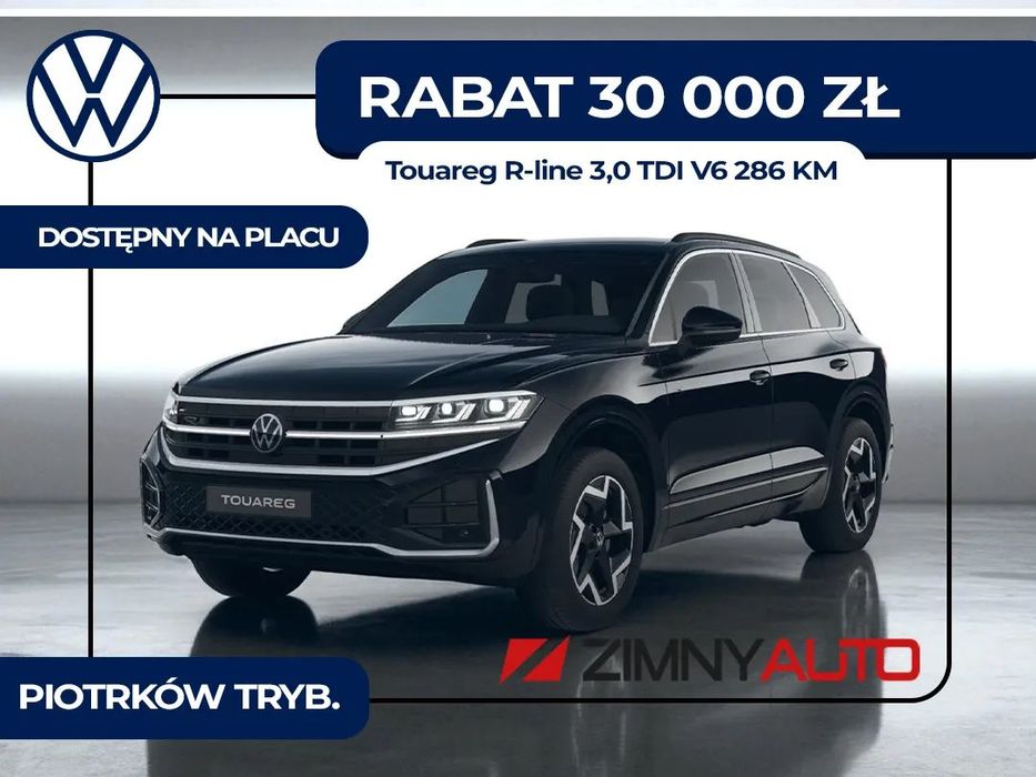 Volkswagen Touareg R-line 3.0 V6 TDI 286KM 4Motion /Hak/Rabat 30 000 PLN/ W transporcie!