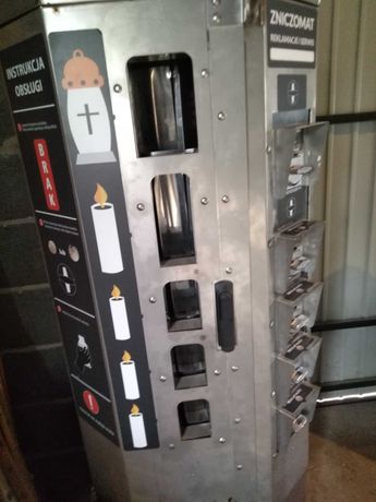 Duży Zniczomat Wkladomat automat na wklady
