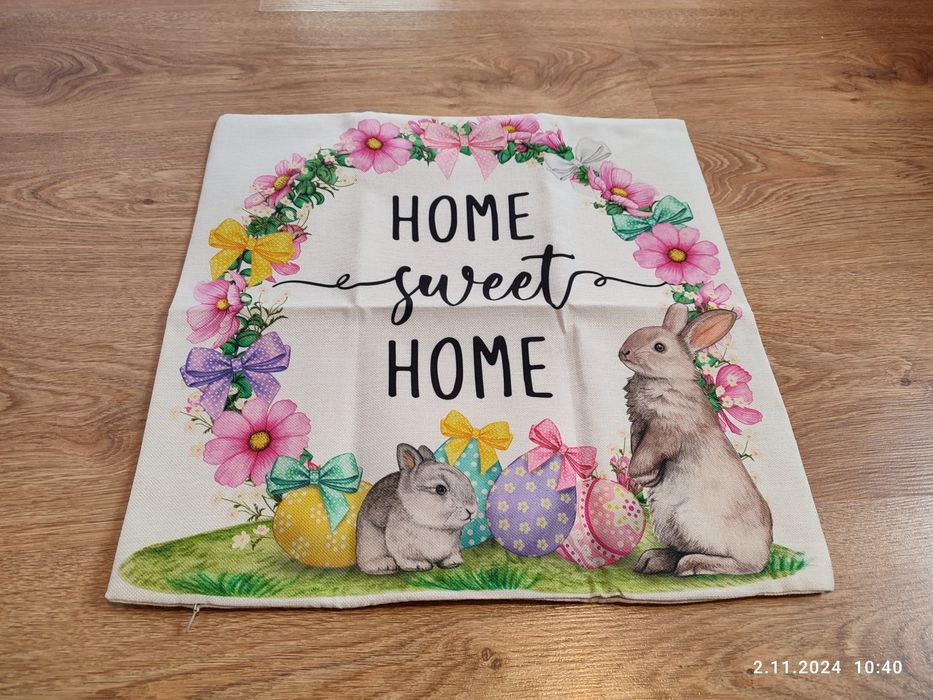 Nowa poszewka na poduszkę Wielkanoc
