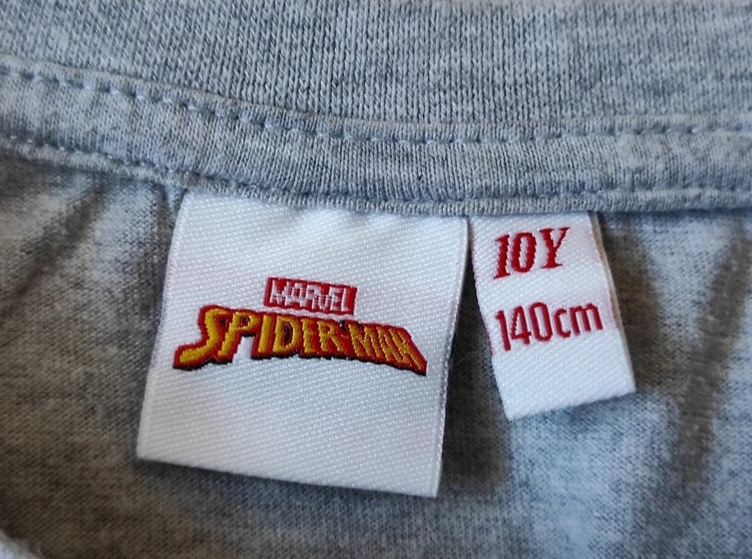 T-shirt koszulka szara Marvel Spiderman 140