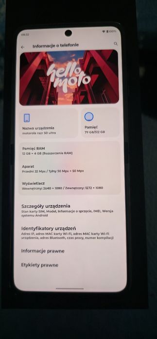 Motorola RAZR 50 ultra 12(+4)/512 GB 5g