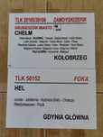 Tablica kierunkowa PKP Intercity Zamoyski/Zefi Foka
