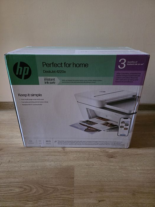 #4 Urządzenie wielofunkcyjne HP OfficeJet 4220e Nowe gwarancja